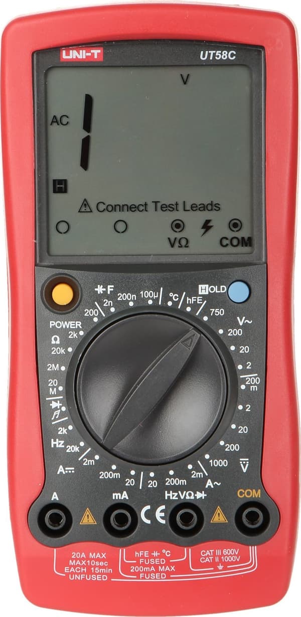 UNIVERSALMÅLER UT-58C UNI-T