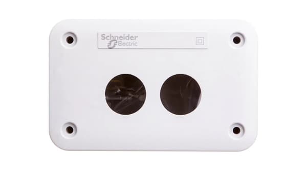 2-hullers kassettehus 22mm grå IP54 XALE2