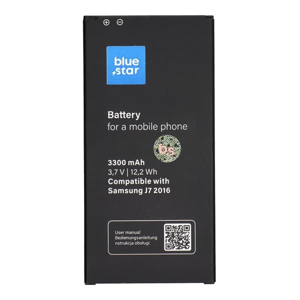 BLUE STAR PREMIUM batteri til SAMSUNG J7 2016 3300 mAh