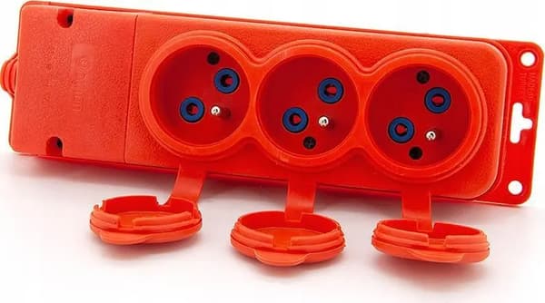 ELS ELECTRICAL ENGINEERING ELS ELECTRICAL ENGINEERS/PERENNIAL TEE GUMMISTIKKONTAKT 16A 230V IP44 TRGP-3