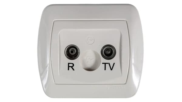 Simon Chord Antennapistorasia RD/TV-pää beige AAK/12