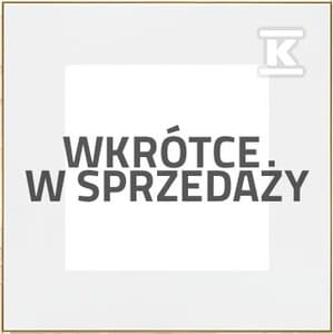 Simon 55 1-facksram DUO Vit, guldbas TRD1.166/111