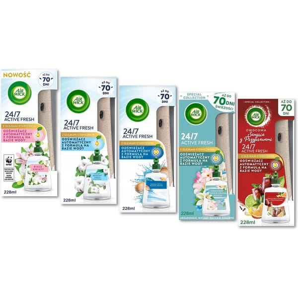 SET ACTIVE FRESH WHITE FLOWERS 228 ML 010011