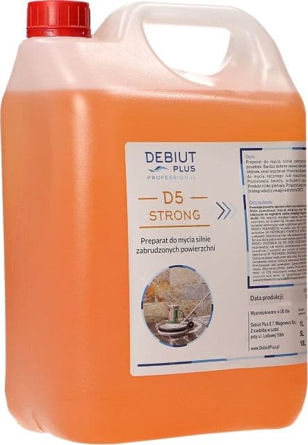 Debut Plus Professional Debut Plus Professional D5 Strong - Forberedelse til vask af stærkt tilsmudsede overflader - 5 l