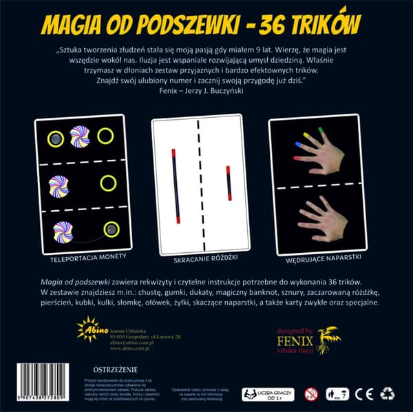 Taikuutta 36 ABINO-tempun vuorauksesta