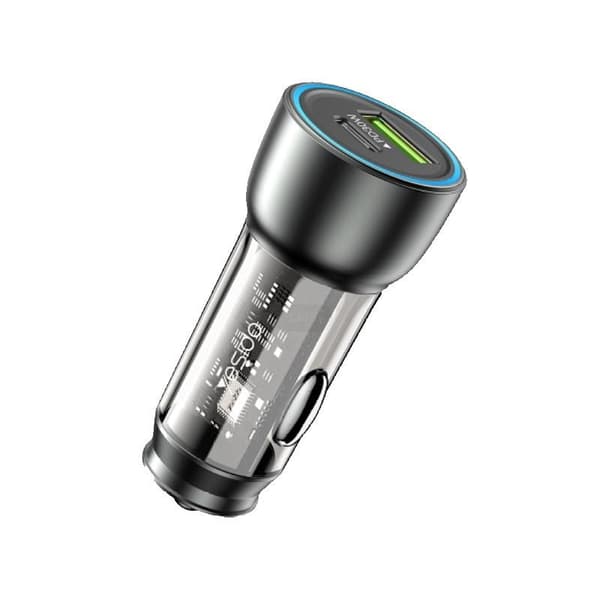 yesido oplader alene. Y49 PD 30W + QC3.0 18W USB-A+C, SORT/SORT