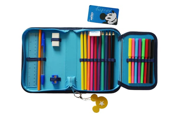 Etui med ét rum og Mickey udstyr