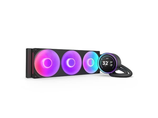 NZXT Kraken Elite 360 RGB - processor væskekølesystem - med LCD-skærm