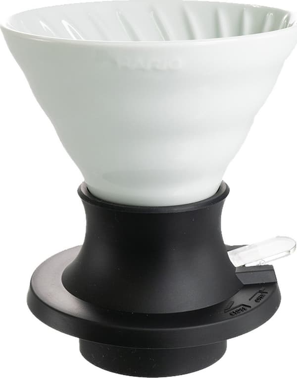 Hario - Immersion Switch Set White - keraaminen dripper V60-02 + suodattimet