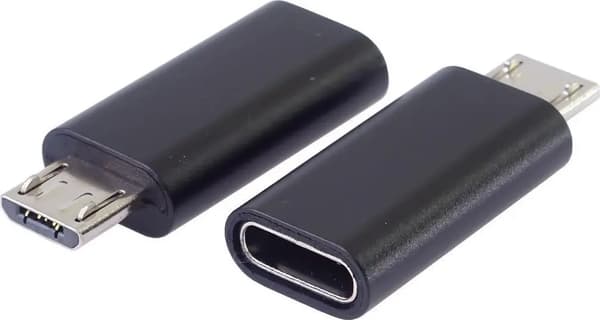 USB-sovitin PremiumCord USB-C - MicroUSB musta (kur31-20)