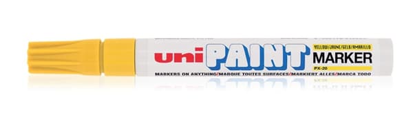 Uni Mitsubishi Pencil OLJEMARKÖR GUL (PX20ZÓL)