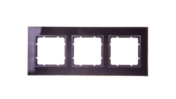 Berker Triple ramme B.7 glas antracit (10136616)