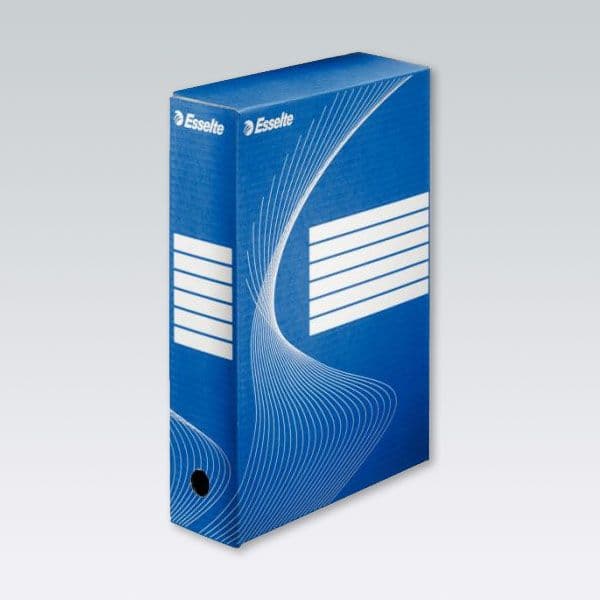 Esselte Pudlo Arkivering Esselte Boxar 100 A4 Blå 100x245x345 (128421)