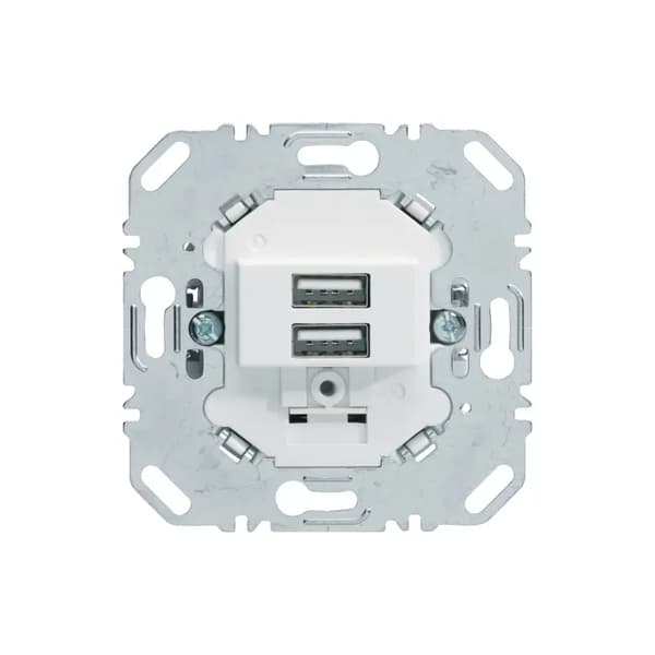 USB-opladningsstikmekanisme 3A 230V hvid mat one.platform 260209