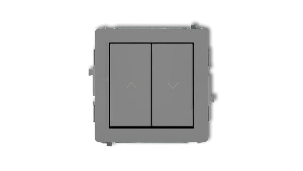 Karlik Deco Overhead Button matgrå (27DWP-8)