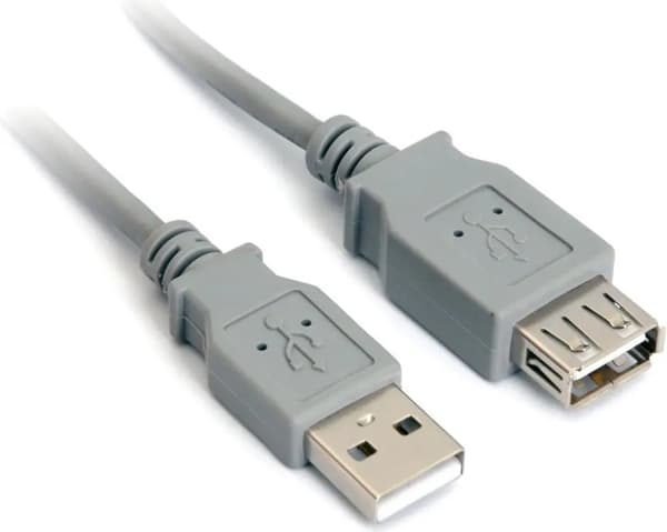 Kabel USB PremiumCord USB-A - USB-A 0,5 m Grå (kupaa05)