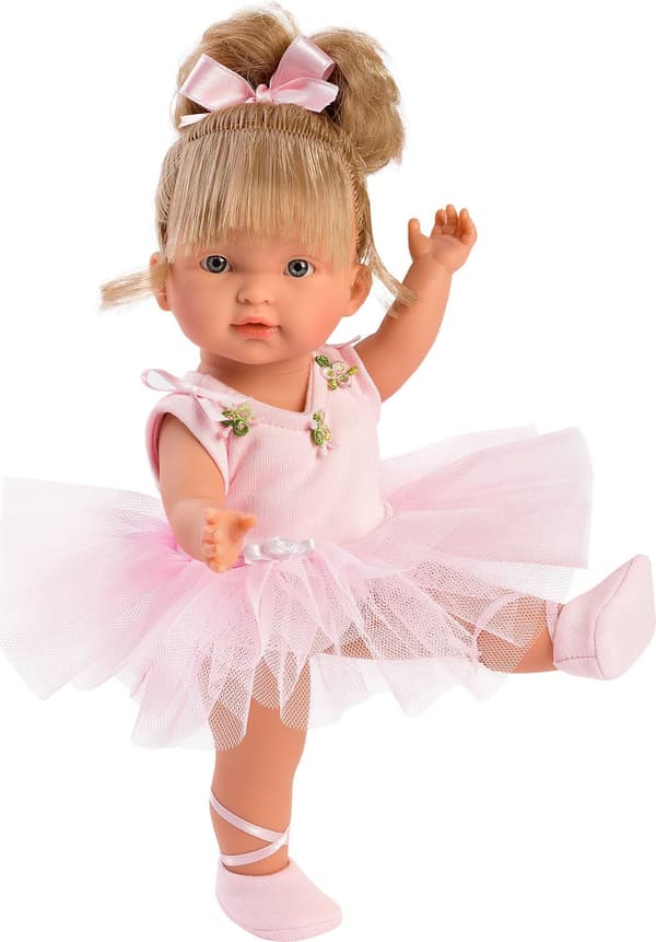 Docka Lu ballerina blommor