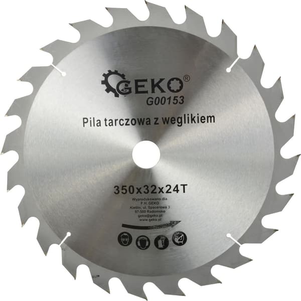 RUNDSAV 350x32mm 24-TÆNDER WIDIA