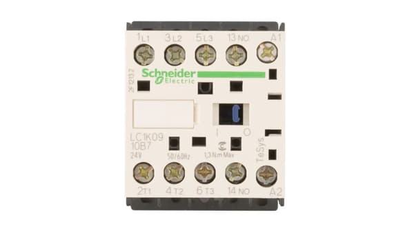 Effektkontaktor 9A 3P 24V AC 1Z 0R LC1K0910B7