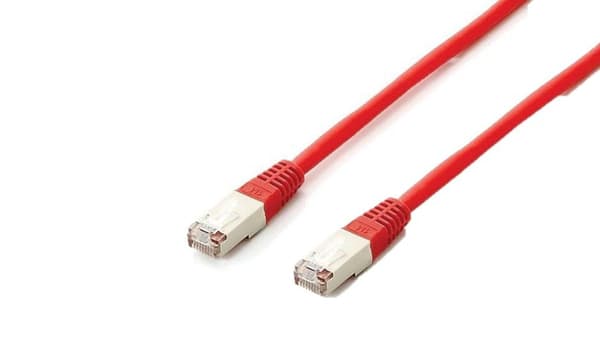 Equip Patchkabel, S/FTP, Cat6A, PIMF, HF, 20m, rød (605629)