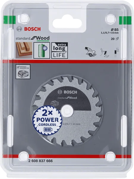 Bosch rundsavklinge ST WO H 85x15 T20