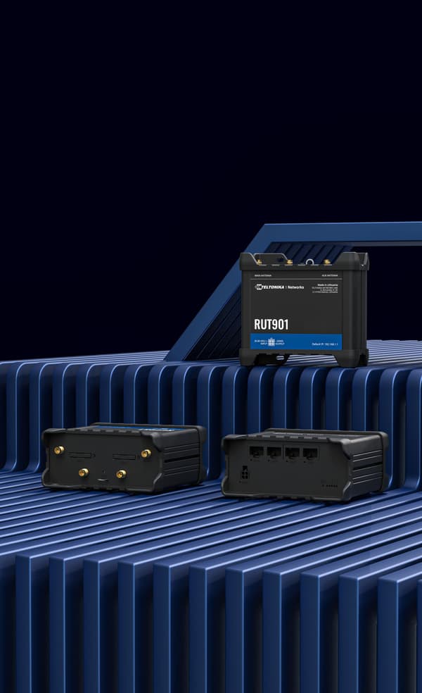 Teltonika Networks RUT901 (EU) INDUSTRIELL CELLULÄR ROUTER