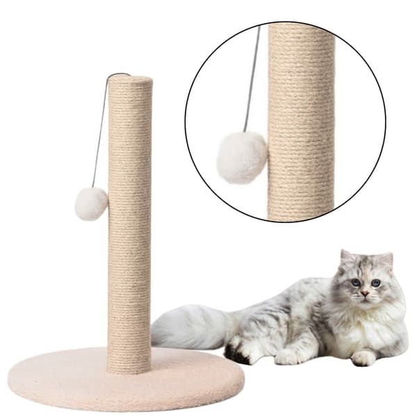 Kradsetræ til katte, kradsetårn 40 cm x 30 cm Beige