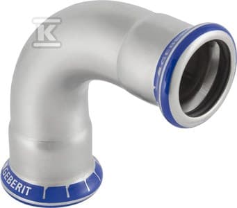 Geberit Knæ Mapress Rustfrit stål 90° 54 - 31108