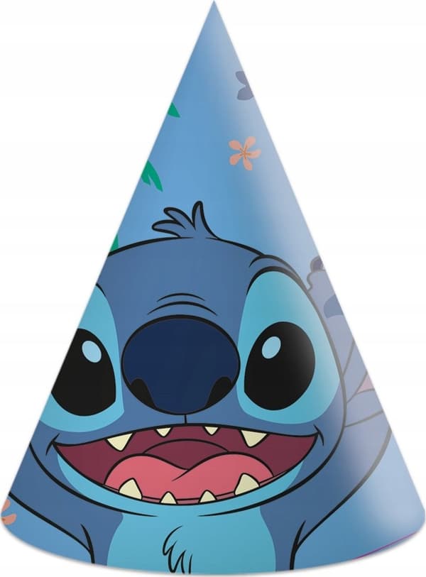 GoDan Papirhatte Stitch & Angel Disney 6 stk
