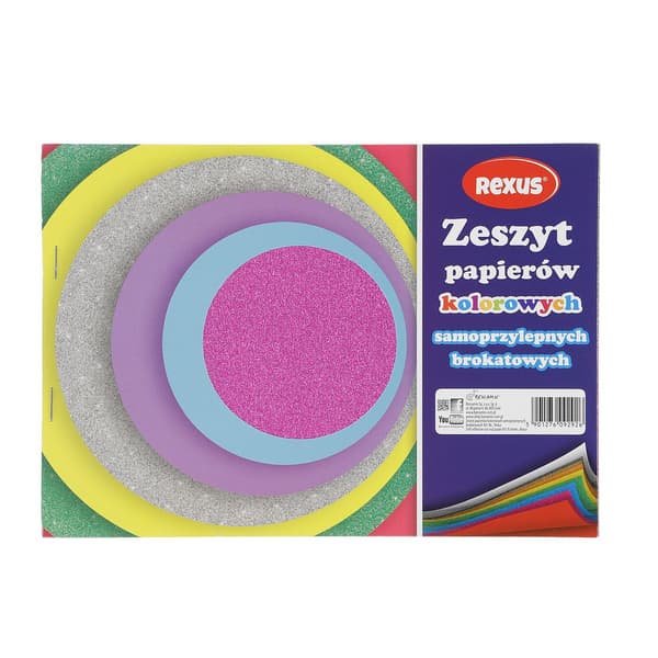 A5/8K Glitter Klæbende Farvepapir