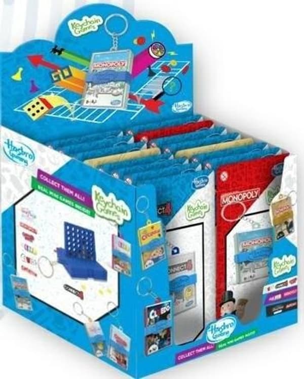 PROMO Spel mini nyckelring HASBRO p16, mixpris för 1 styck