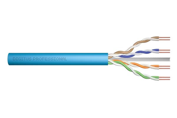 DIGITUS installationskabel Professional DK-1613-A-VH-305 - 305 m - lyseblå