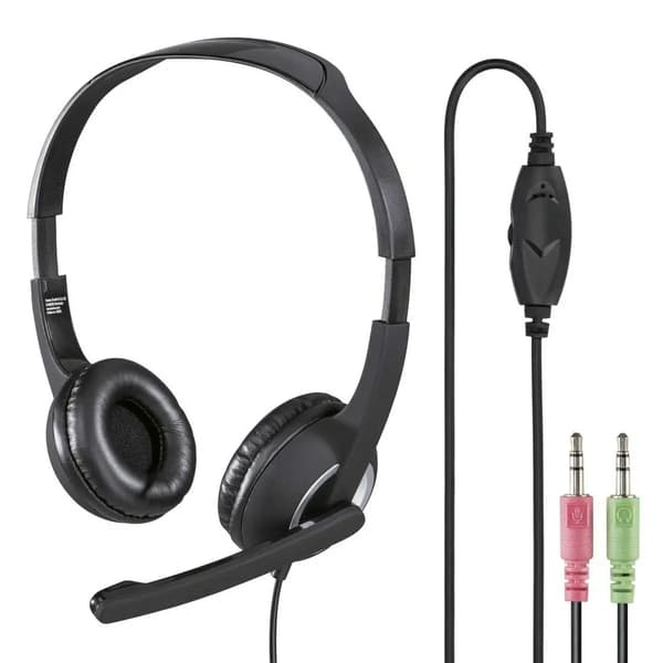 Hovedtelefoner Hama Essential HS 300 Sort Grå