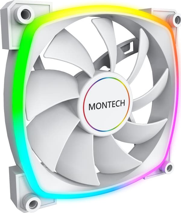 Montech AX120 kabinetblæser - 12cm (hvid)