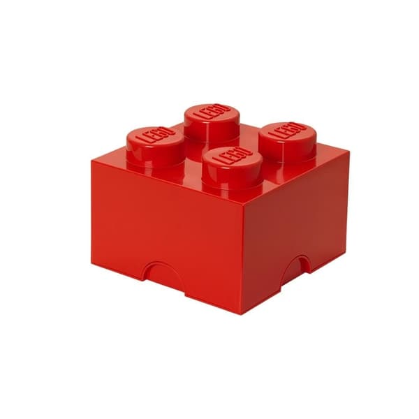 Lego Opbevaringsklods 4 rød