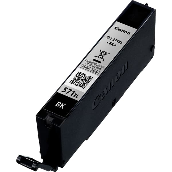 Canon blækpatron CLI-571BK XL - Sort