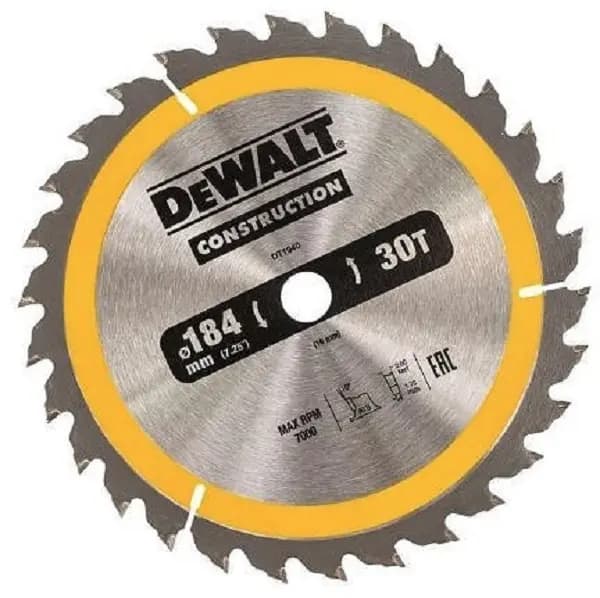 Dewalt Rundsav 184x16mmx30z - DT1940-QZ