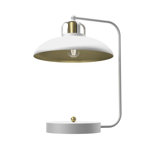 Bordslampa FELIX VIT/GULD 1xE27