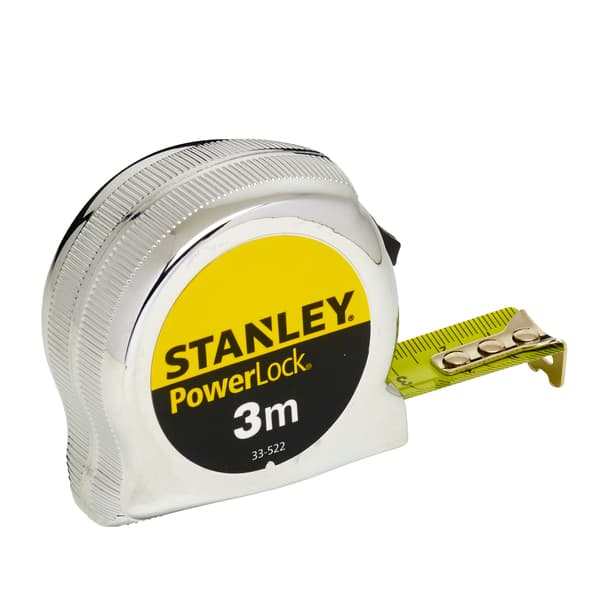 Målebånd 3m x 19mm POWERLOCK Micro - kort