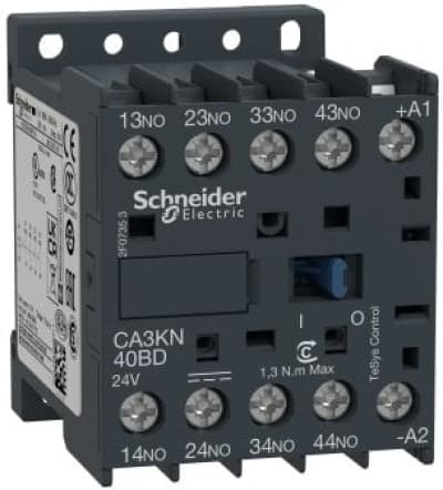 Miniature Kontaktor TeSys K 4Z Spole 220VDC Boksterminaler CA3KN40MD