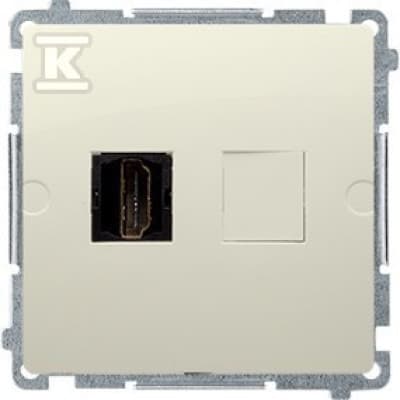 Simon Basic Enkelt HDMI-stik uden BMGHDMI.01/12