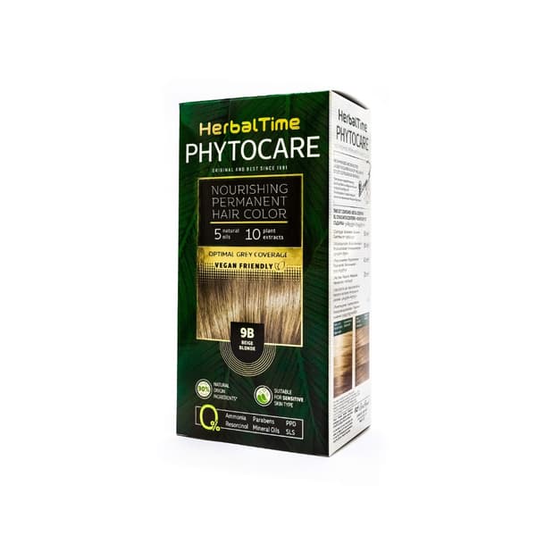 HERBAL TIME Phytocare Luonnollinen hiusväri 9B Beige Vaalea
