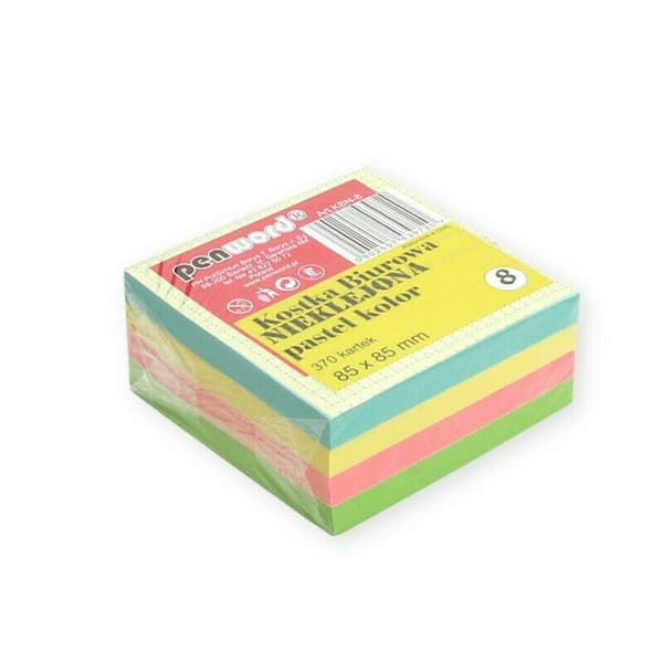 Kontorkube pastel 85x85x35mm 370K