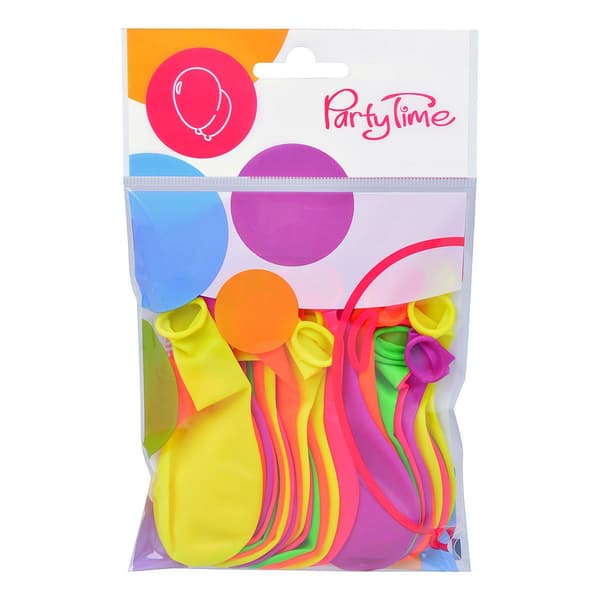Arpex NEON Fluorescerende Gummiballon 15 stk Neon 9,5 tommer (K2731)