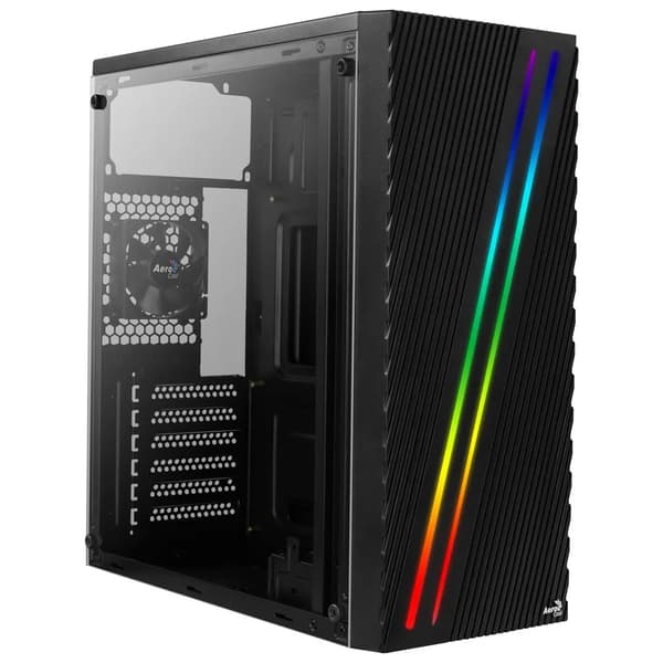 ATX Semi-tower Box Aerocool STREAK RGB USB 3.0 Svart