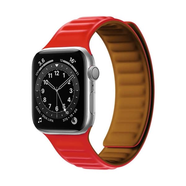 Magnetisk rem til ur 7 7/8/9 45mm Magnetisk armbånd Rød