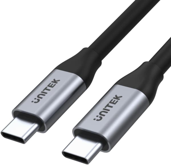 Kabel USB Unitek USB-C - USB-C 2 m Silver (C14091ABK)
