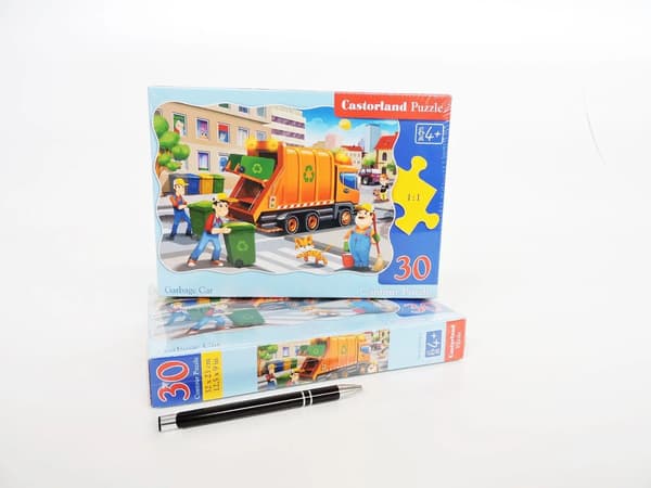 Puslespil 30 Skraldebil CASTOR