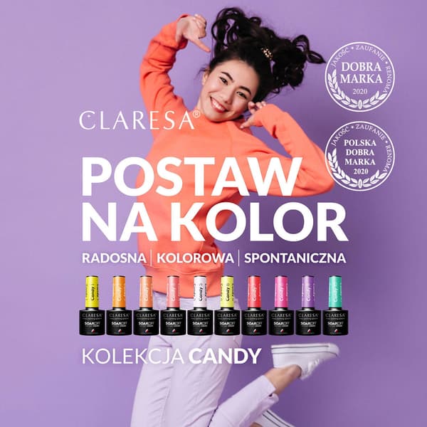 CLARESA Gel polish CANDY 10 -5g
