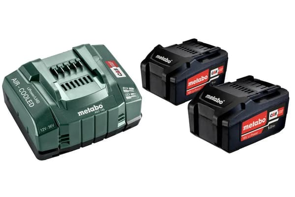 METABO.AKKU 18V 5.2Ah x2 +LATURI.